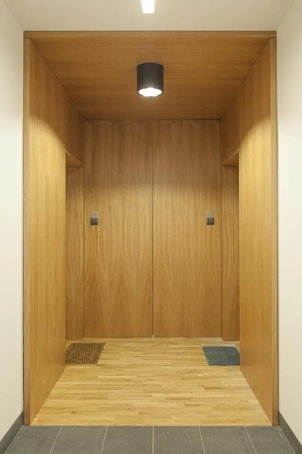 Apartamenty Wilanowska, Warszawa, Mokotów — Zabudowy szachtów, portale, okładziny (zdjęcie 6)